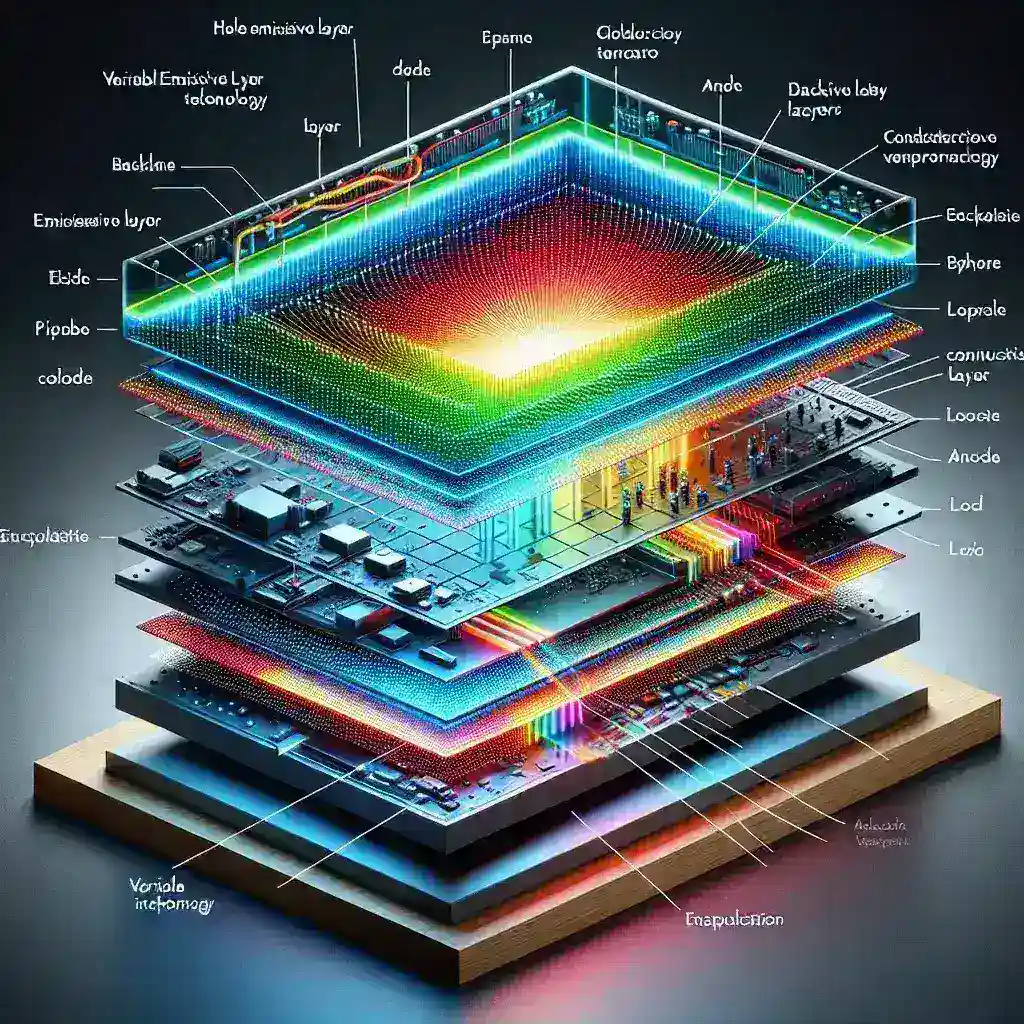 How do monitors with variable emissive layer technology enhance OLED performance?