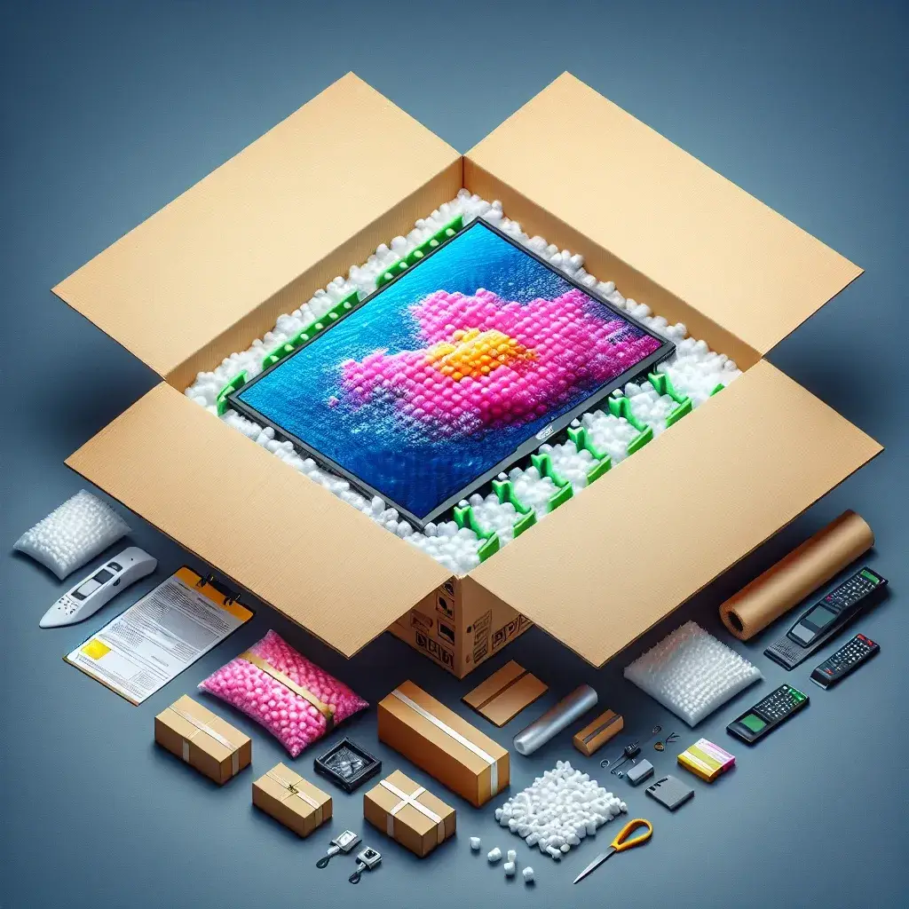 How do I protect an OLED monitor during shipping?